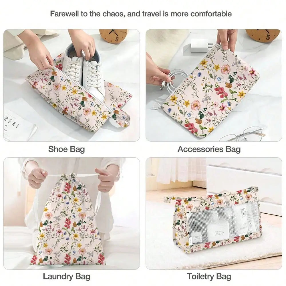 Travel Storage Bags, Packing Cubes Luggage Packing Organizers For Travel Accessories, Suitcase Organizer Storage Bag Travel Cos