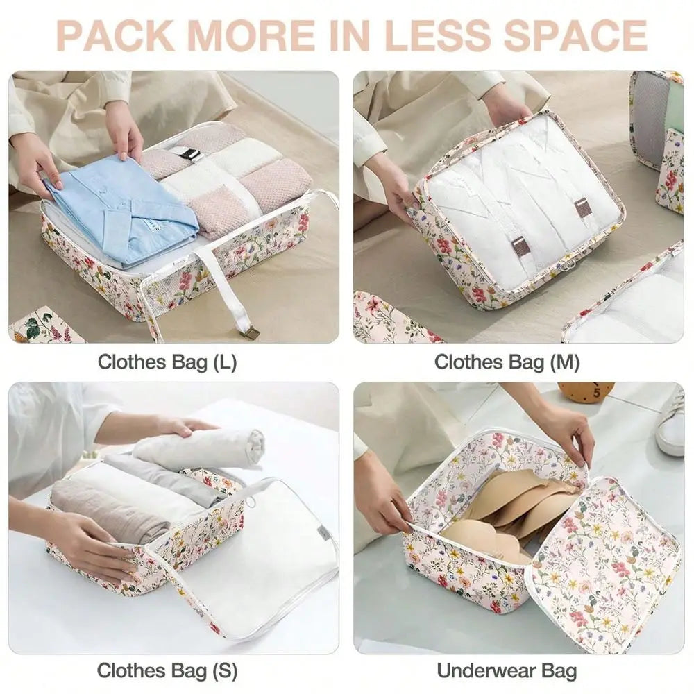 Travel Storage Bags, Packing Cubes Luggage Packing Organizers For Travel Accessories, Suitcase Organizer Storage Bag Travel Cos